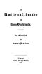 [Gutenberg 39480] • Das Nationaltheater des Neuen Deutschlands. Eine Reformschrift